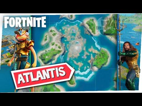 Je découvre "ATLANTIS" la nouvelle ville sur la map ! ( Coral Castle FORTNITE )