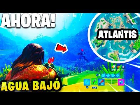 *AHORA* ATLANTIS LLEGA! EL AGUA BAJÓ *MAPA FINAL* FORTNITE 2 *SKIN GALAXY GRATIS*