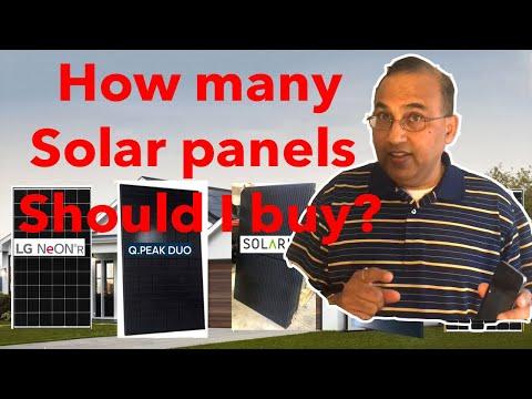 How many Solar Panels do I need to power my house? How much power/energy does a Solar Panel Produce?