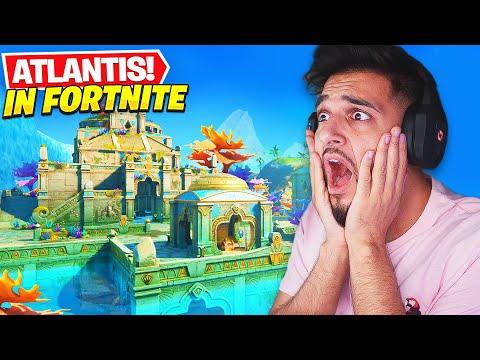 Die NEUE STADT ATLANTIS in FORTNITE BESUCHEN...