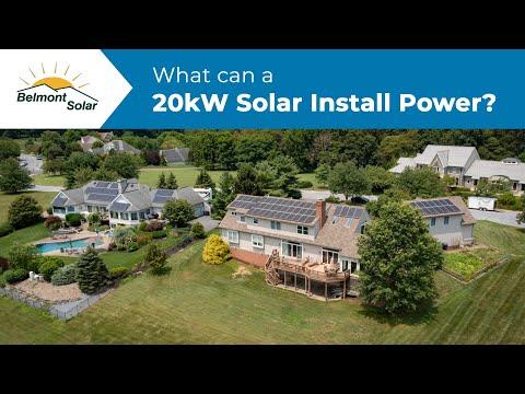 20 kW Grid Tied Solar System - Impressive Lancaster, PA Solar Installation