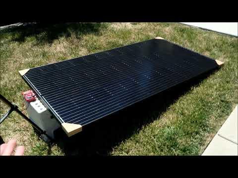 HadesOmega Solar Garage Project Episode 78 - CSun 380 Watt Solar Panels