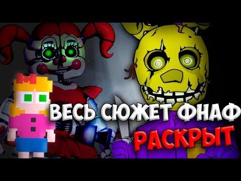 ВЕСЬ СЮЖЕТ FNAF РАСКРЫТ! СЕКРЕТЫ И ПАСХАЛКИ ФНАФ ВСЯ ИСТОРИЯ ДО FNAF 7