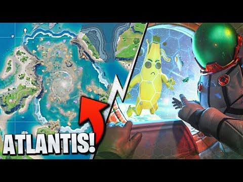 SE REVELA ATLANTIS / SECRETOS DEL MAPA QUE NO CONOCIAS | FORTNITE: Battle  Royale