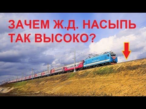 Высокие ж.д. насыпи чтобы потоп не засыпал?