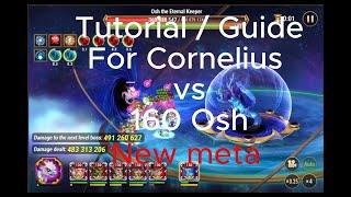 NEW META This is The BEST TEAM For Osh Asgard Guild Raid Tutorial Cornelius vs 160 Osh Hero Wars 973