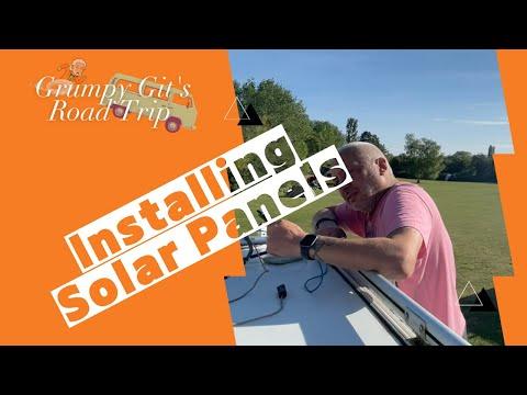 Van Life UK - Installing two solar panels in series