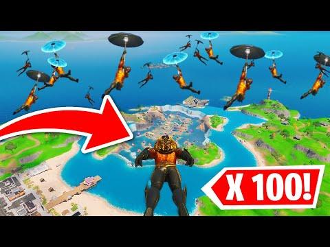 I GOT AN AQUAMAN ARMY TO DROP AT THE NEW ATLANTIS LOCATION... (FORTNITE ATLANTIS)