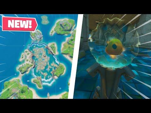 *NEW* FORTNITE CORAL CASTLE ATLANTIS POI WATER LEVEL DROPPING UPDATE! (THE RUINS CHAPTER 2 SEASON 3)