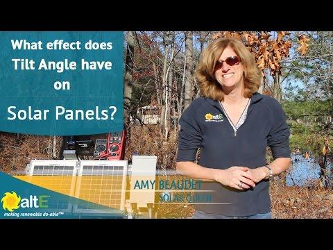 What Effect Does Tilt Angle Have On Solar Panels?