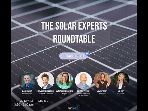 Solar Experts Roundtable