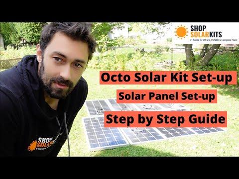 8 x Solar Panel Setup for Solar Generators | How to: Octo Solar Generator Kit Step by Step Guide